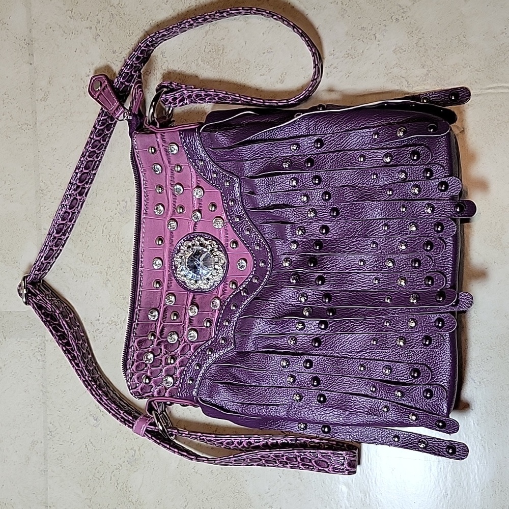 Purple Western Style Purse